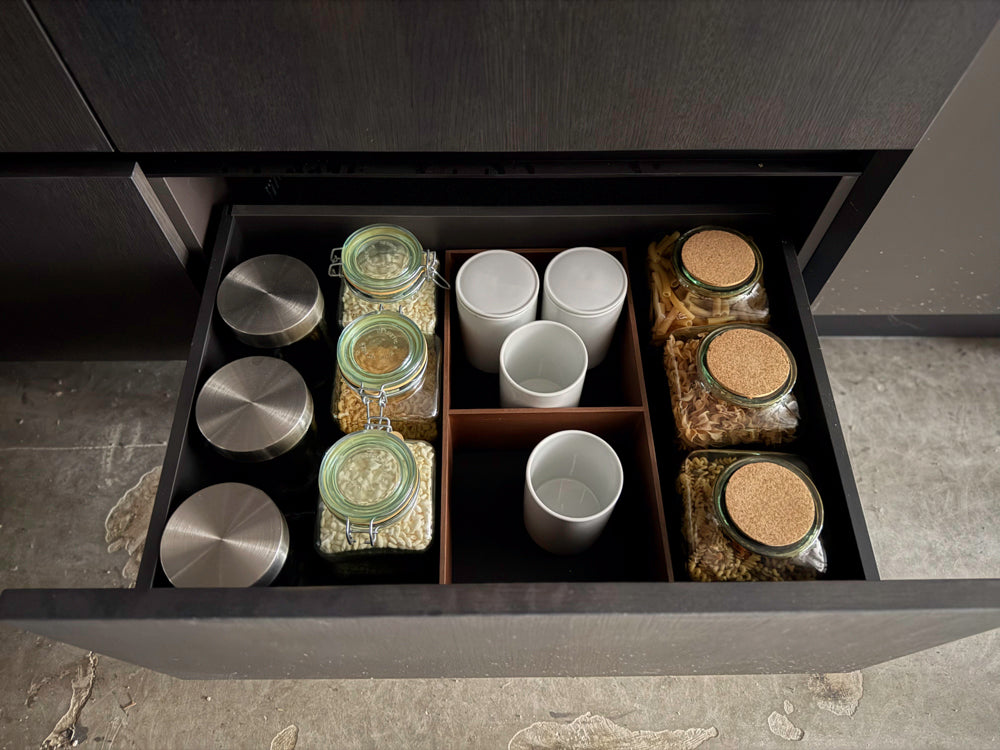 Binova Modern Kitchen System with Island & Pitt Cooktop