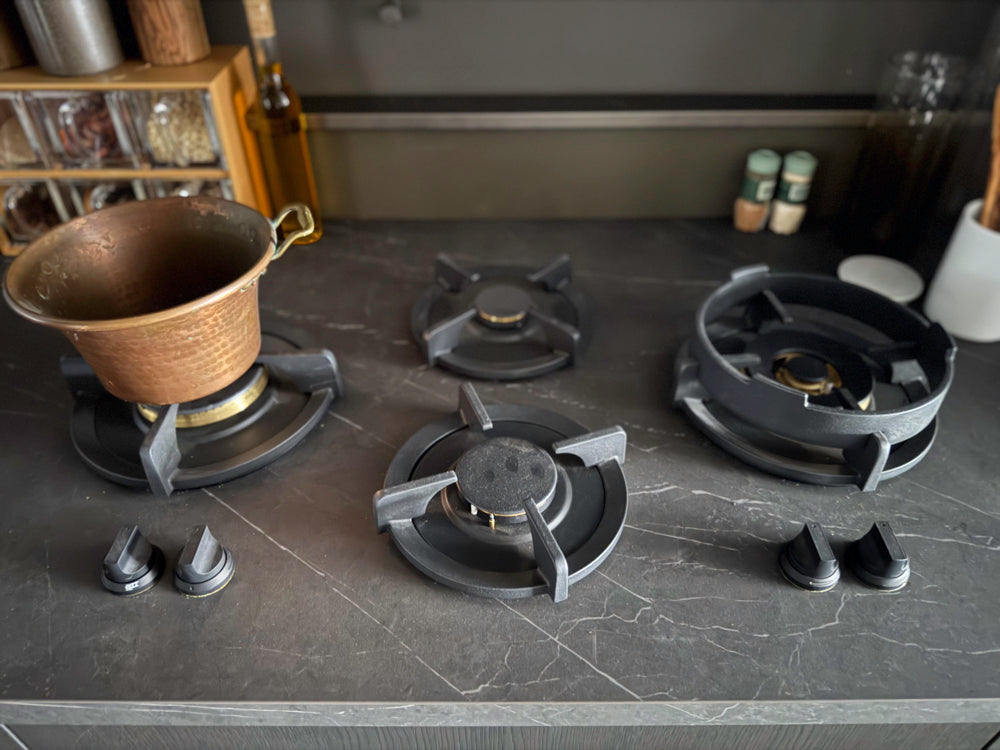 Binova Modern Kitchen System with Island & Pitt Cooktop