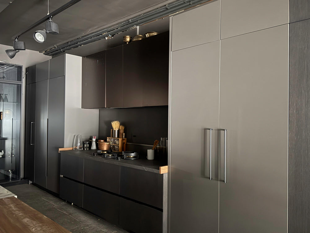 Binova Modern Kitchen System with Island & Pitt Cooktop