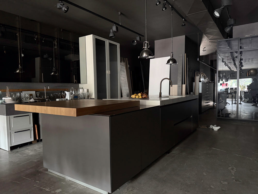 Binova Modern Kitchen System with Island & Pitt Cooktop