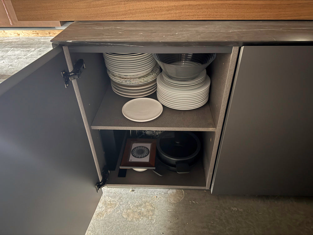 Binova Modern Kitchen System with Island & Pitt Cooktop