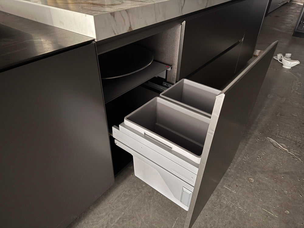 Binova Modern Kitchen System with Island & Pitt Cooktop