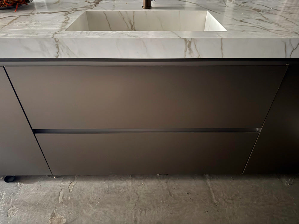 Binova Modern Kitchen System with Island & Pitt Cooktop