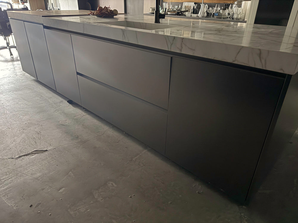 Binova Modern Kitchen System with Island & Pitt Cooktop