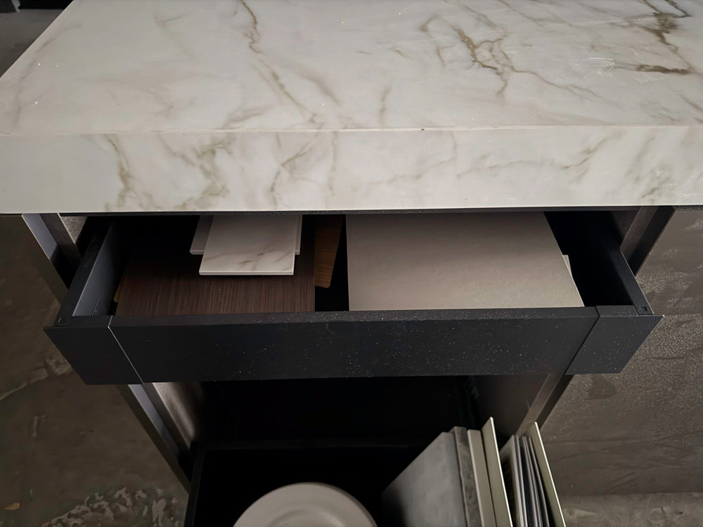 Binova Modern Kitchen System with Island & Pitt Cooktop