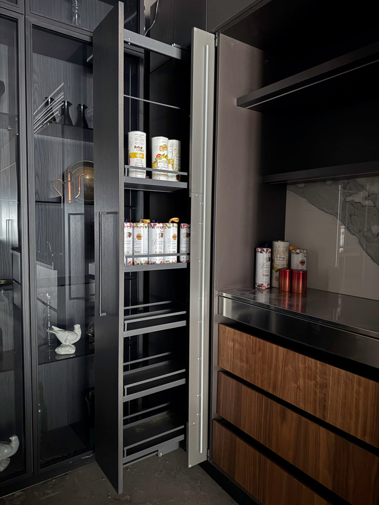 Binova Modern Kitchen System with Island & Pitt Cooktop