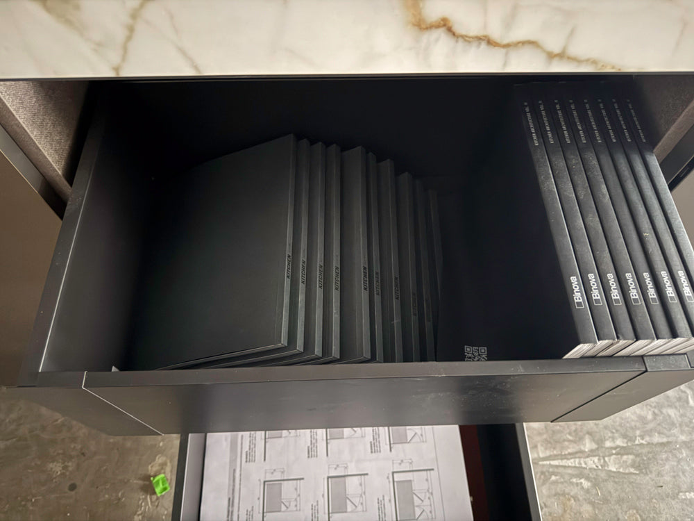 Binova Modern Kitchen System with Island & Pitt Cooktop