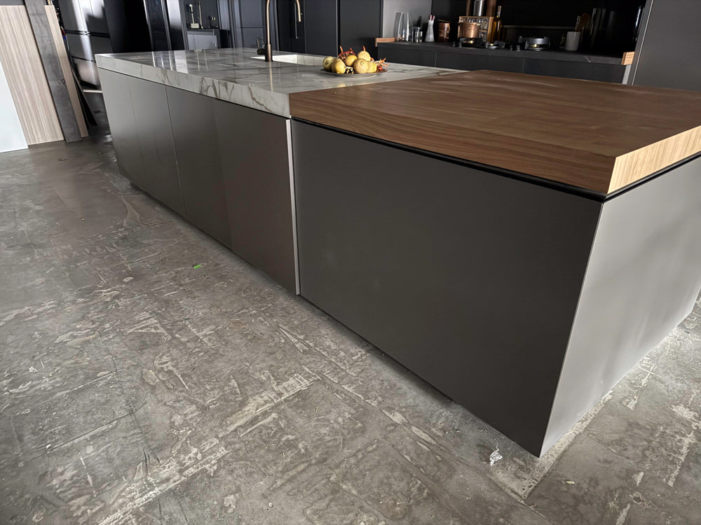 Binova Modern Kitchen System with Island & Pitt Cooktop