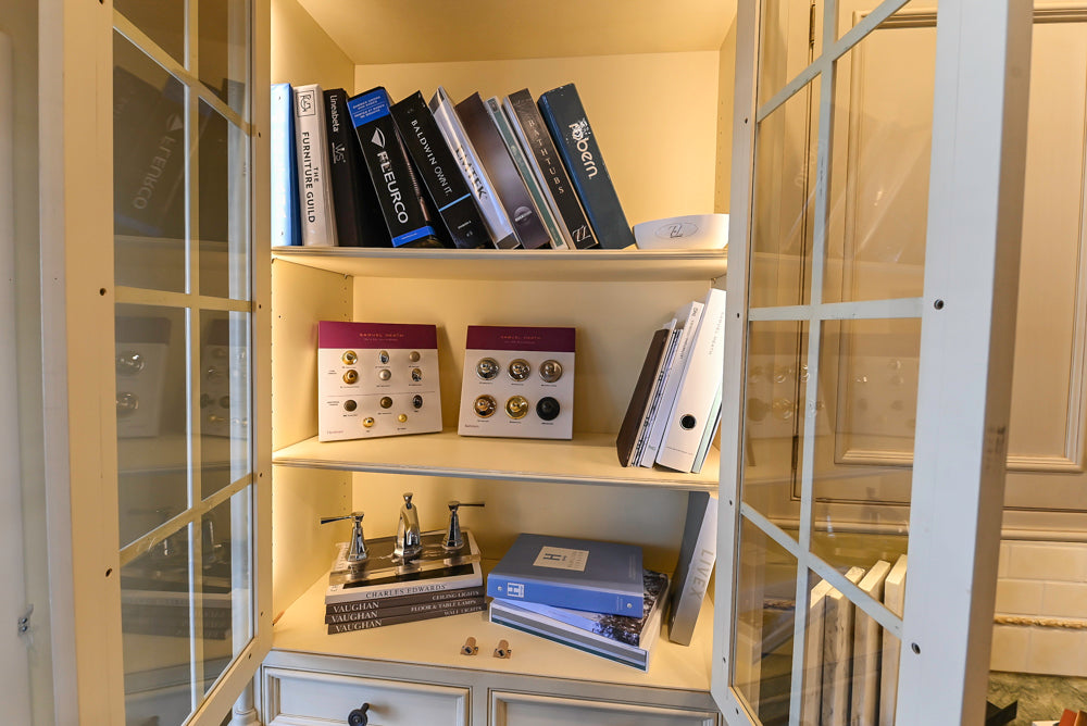 Quality Custom Traditional Cream Partial Kitchen with Green Wood Top Island, Sink and Faucet