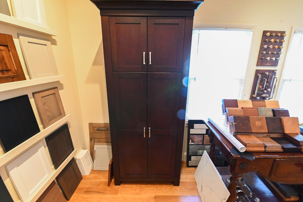 Siteline Traditional Wooden Tall Storage Cabinet