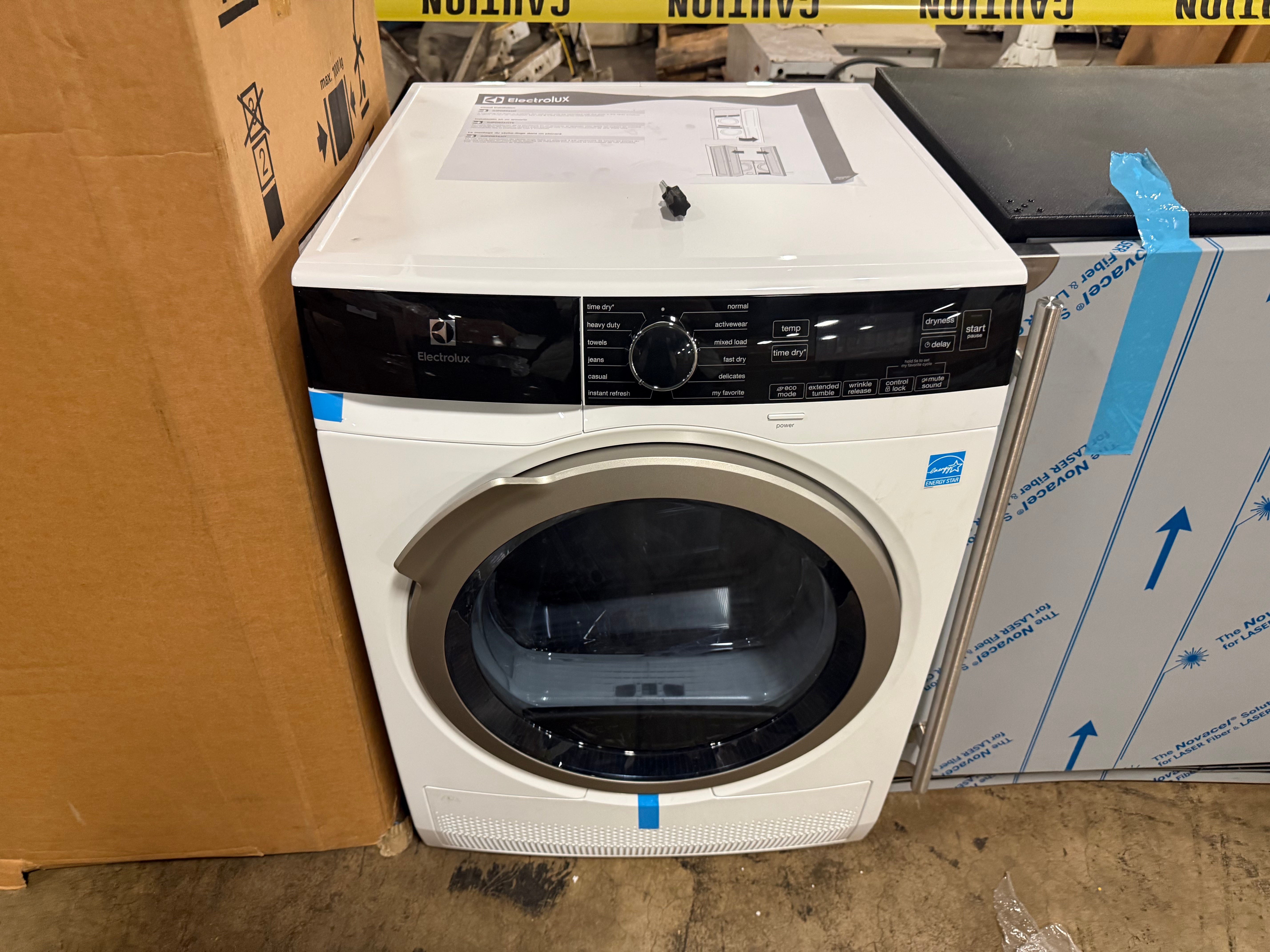 Electrolux ELFE4222AW 24" White Electric Ventless Dryer