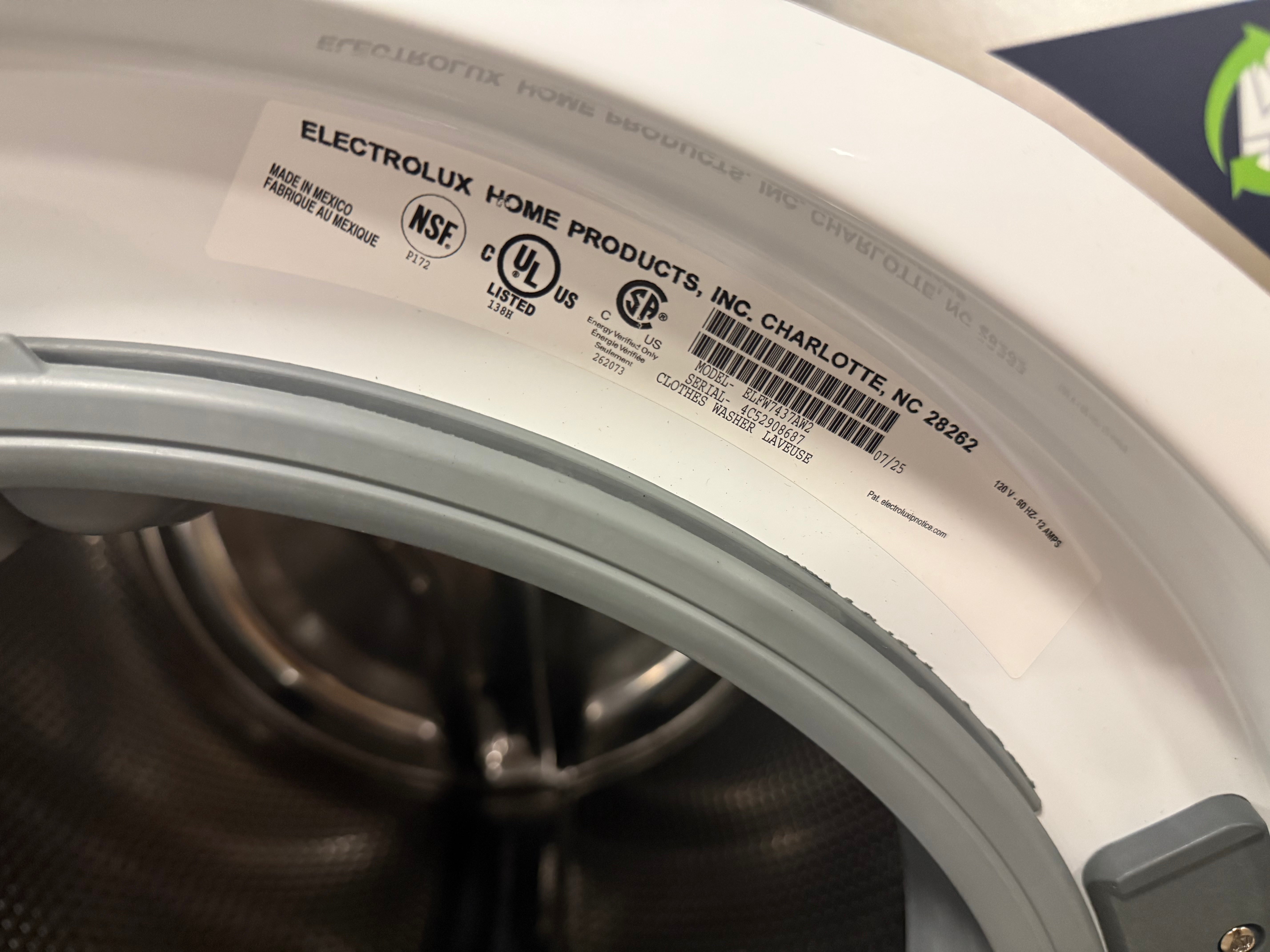 Electrolux ELFW7437AW 27" White Front Load Washer