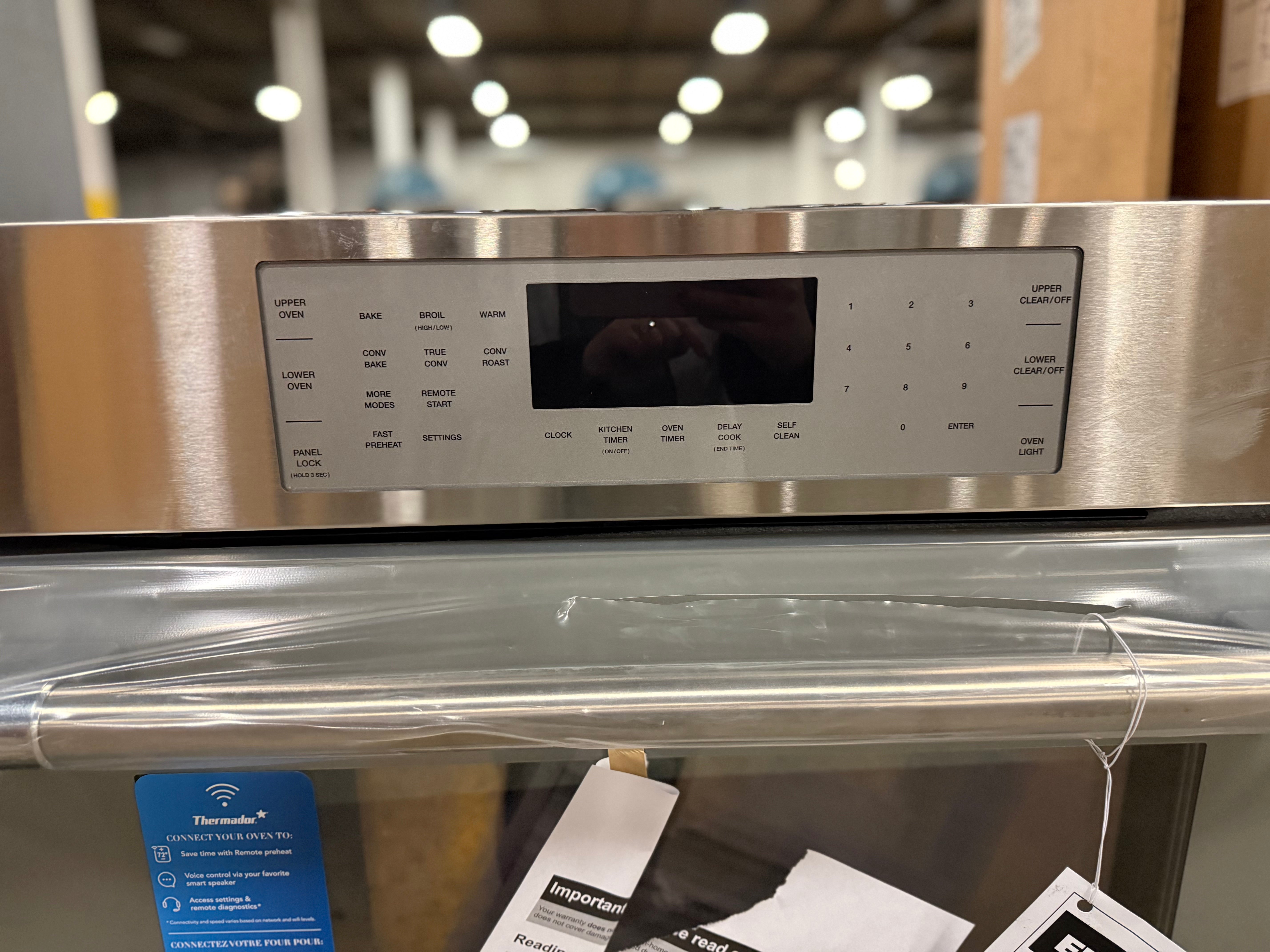 Thermador ME302YP 30" Stainless Steel Double Convection Smart Electric Wall Oven
