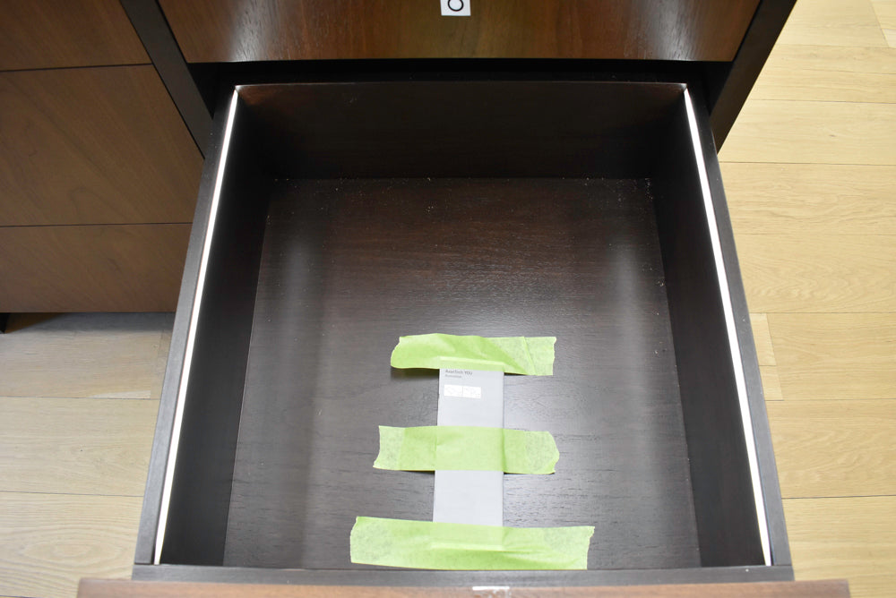 Plato Natural Walnut & Espresso Modern Kitchen with Gaggenau Appliances