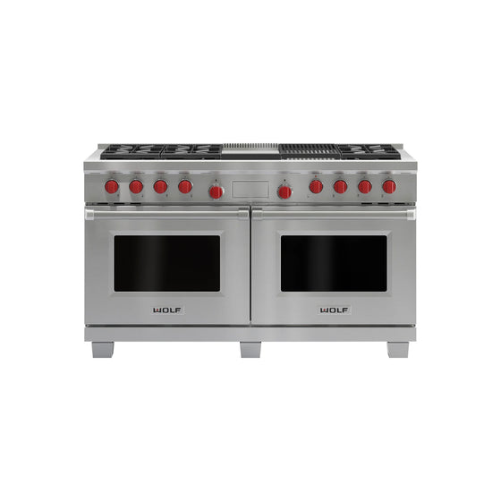 Wolf DF606CG 60" Stainless Steel Dual Fuel Range