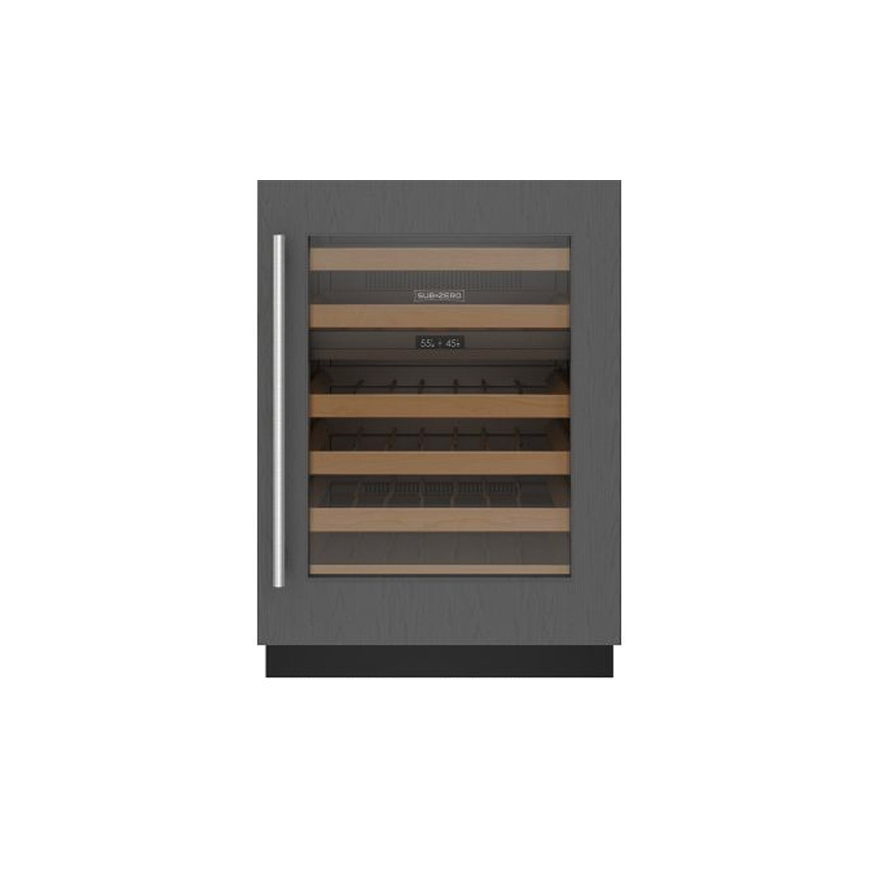 Sub-Zero 424G/O 24" Paneled Undercounter Dual Zine Wine Cooler