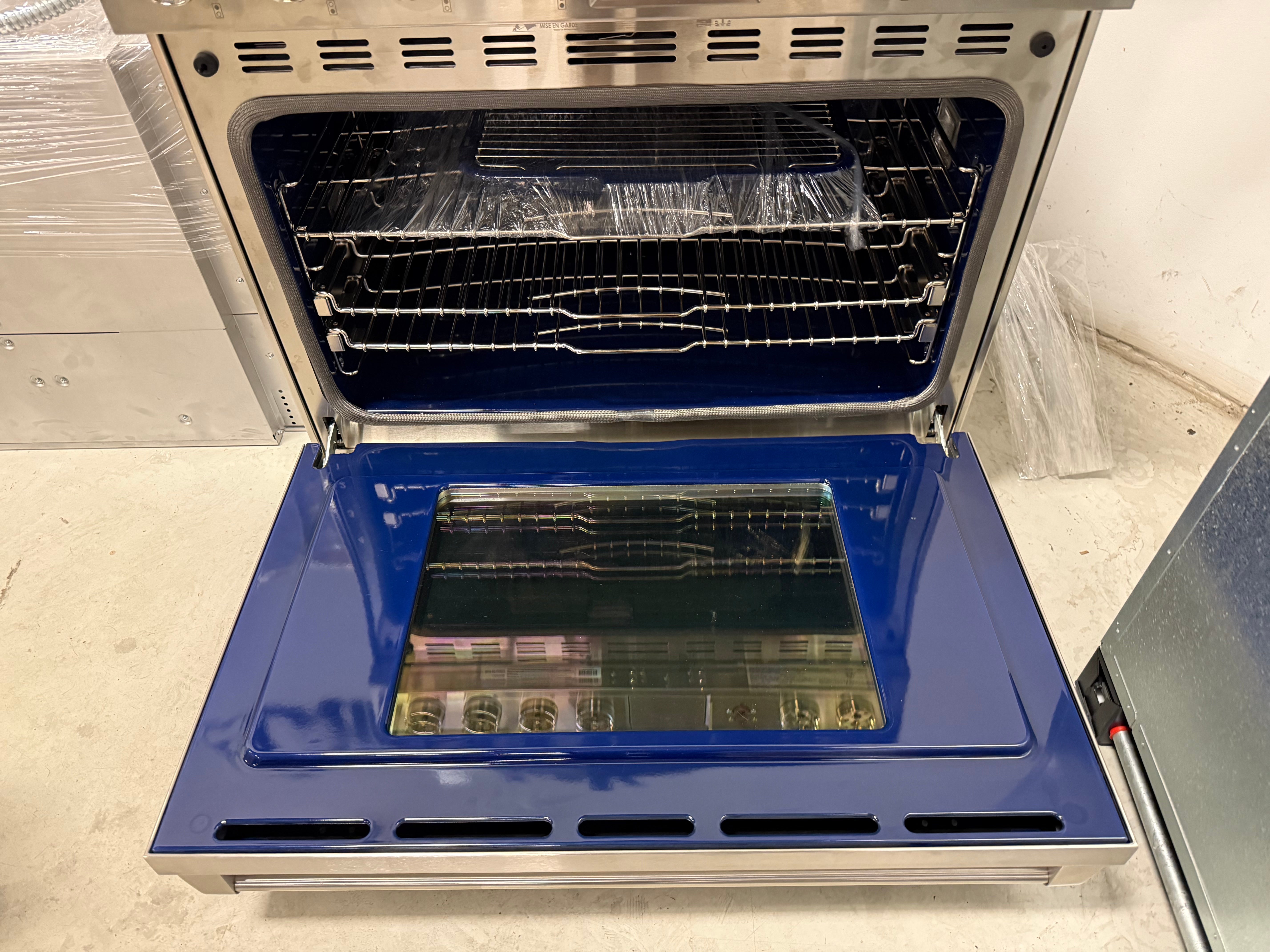 Wolf Certified DF36650/S/P 36" Stainless Steel Dual Fuel Smart Range