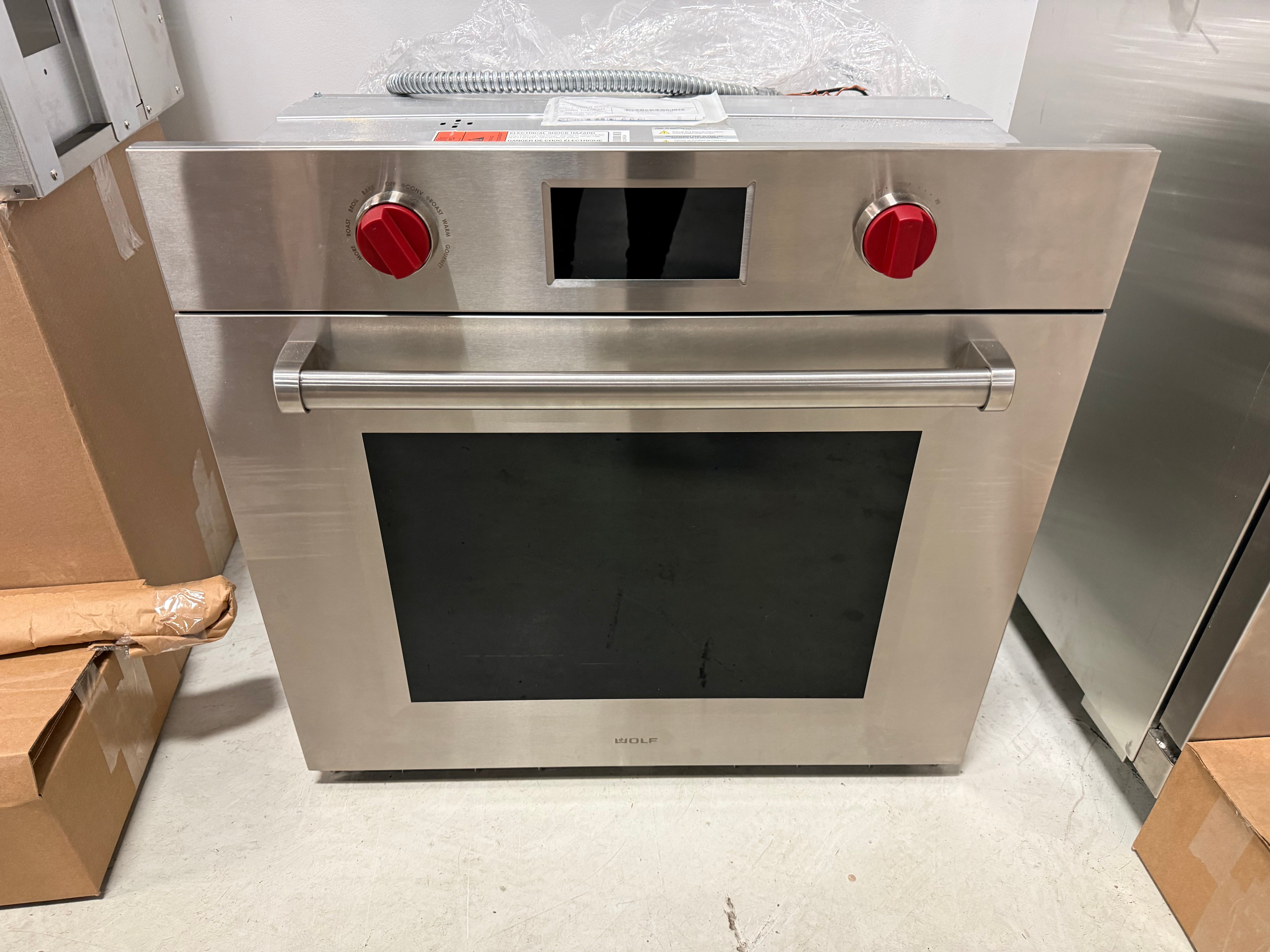 Wolf SO30PM/S/PH 30 inch M series professional single wall oven stainless steel
