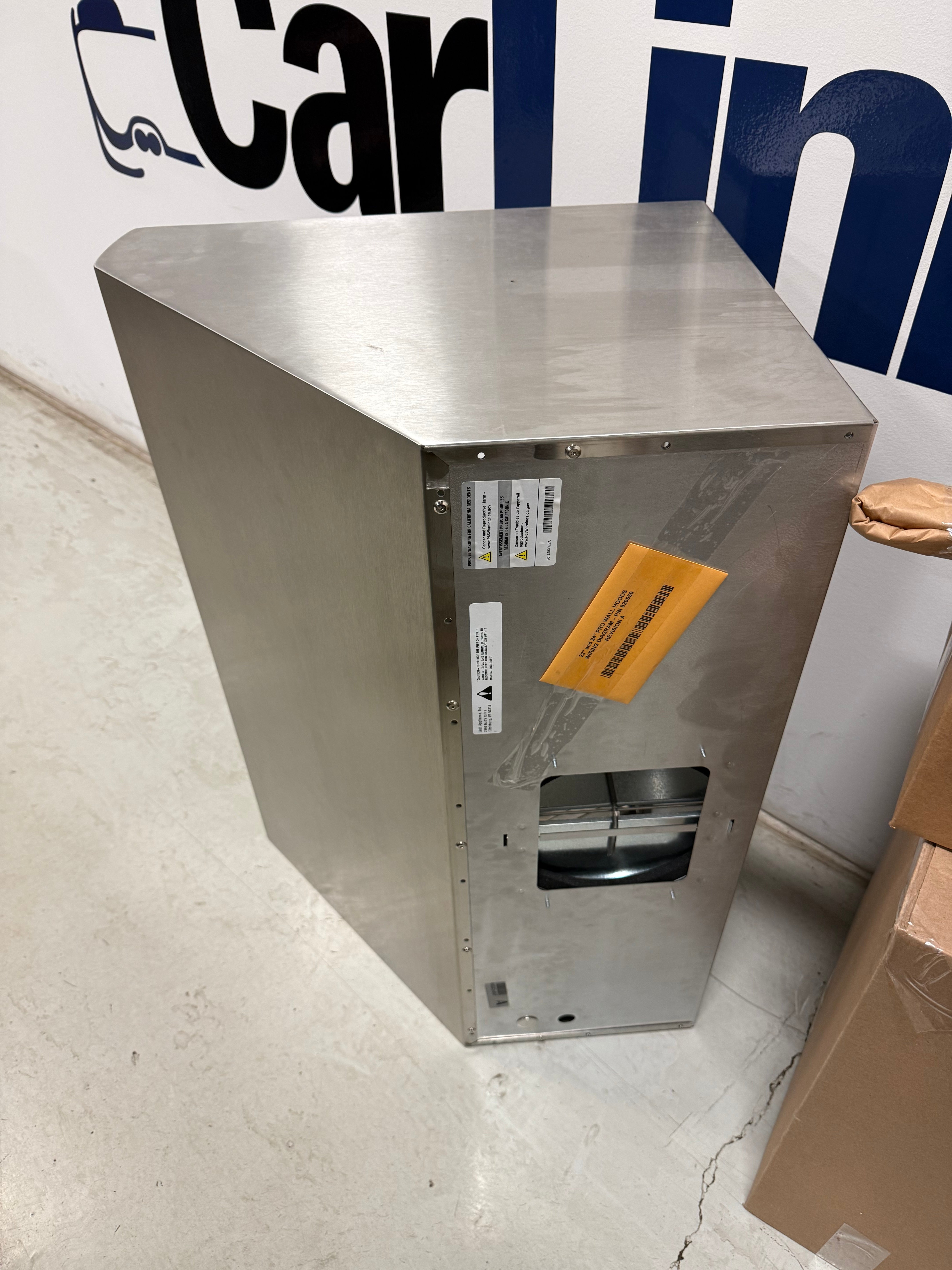 Wolf PW362418 36 inch pro wall range hood 24 depth stainless steel