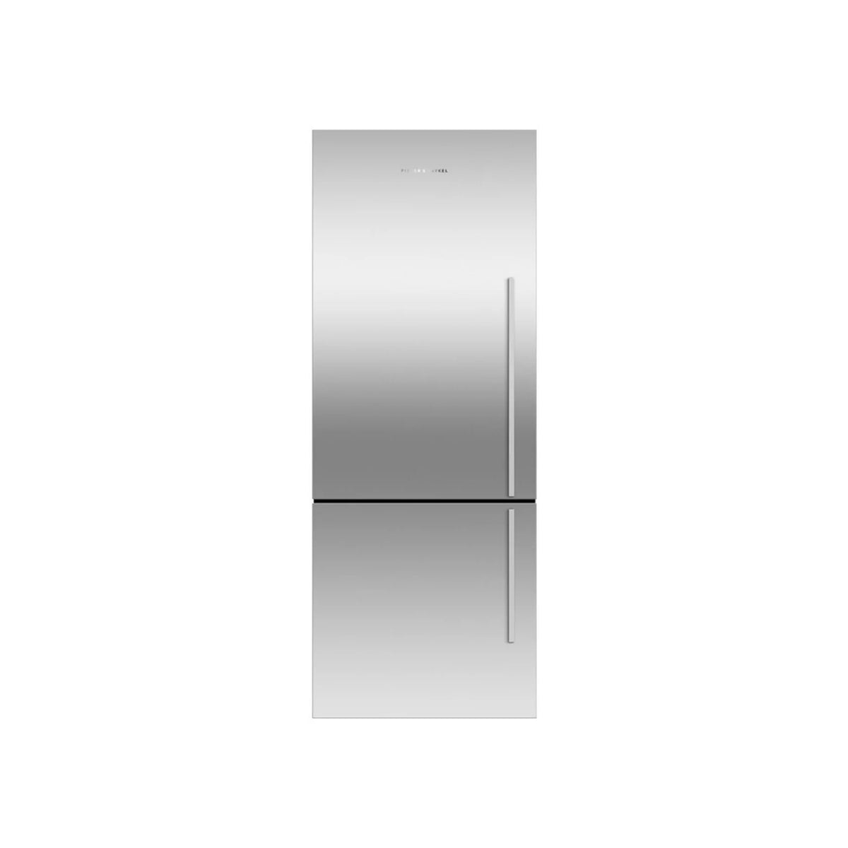 Fisher Paykel RF135BDLJX4 25 inch left hinge bottom freezer refrigerator front view