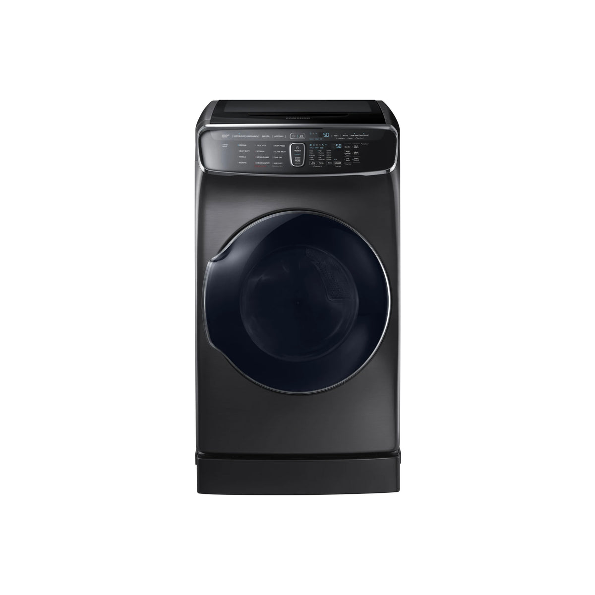 Samsung DVE60M9900V 27" Black Stainless Electric Dryer