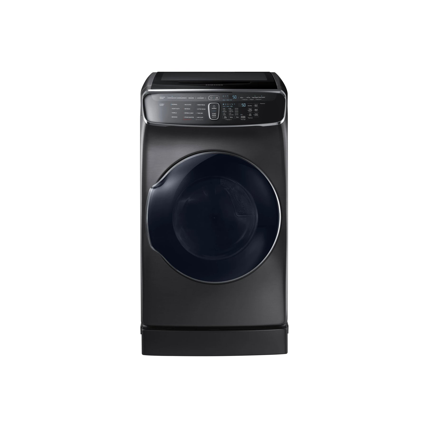 Samsung DVE60M9900V 27" Black Stainless Electric Dryer