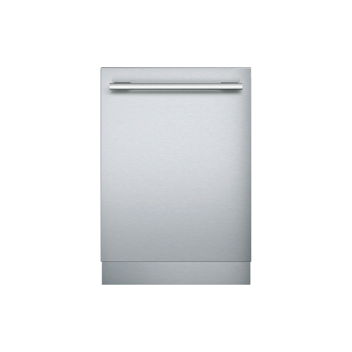 Thermador DWHD770WFM Sapphire 24 inch built in dishwasher front view stainless steel