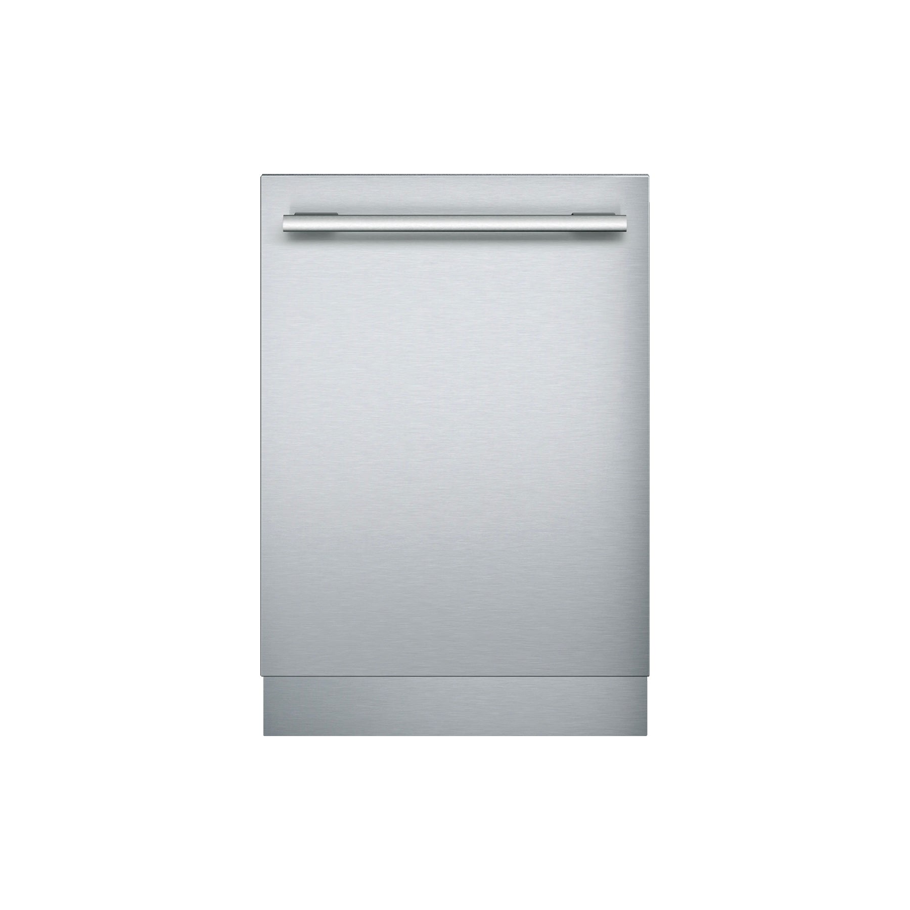 Thermador DWHD770WFM Sapphire 24 inch built in dishwasher front view stainless steel
