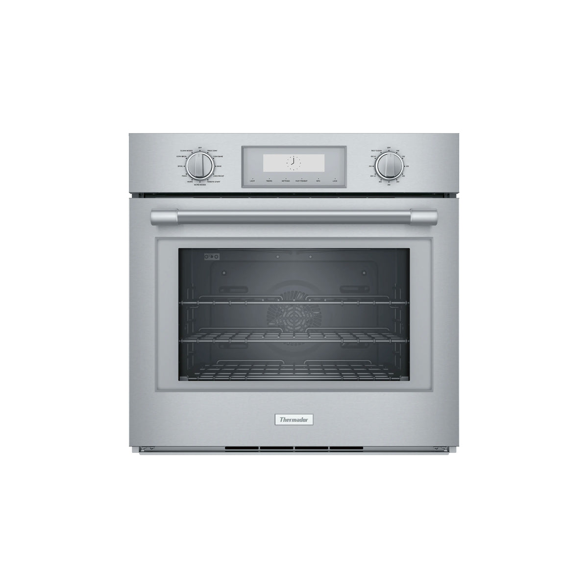 Thermador PO301W Professional 30 inch single built in wall oven front view stainless steel
