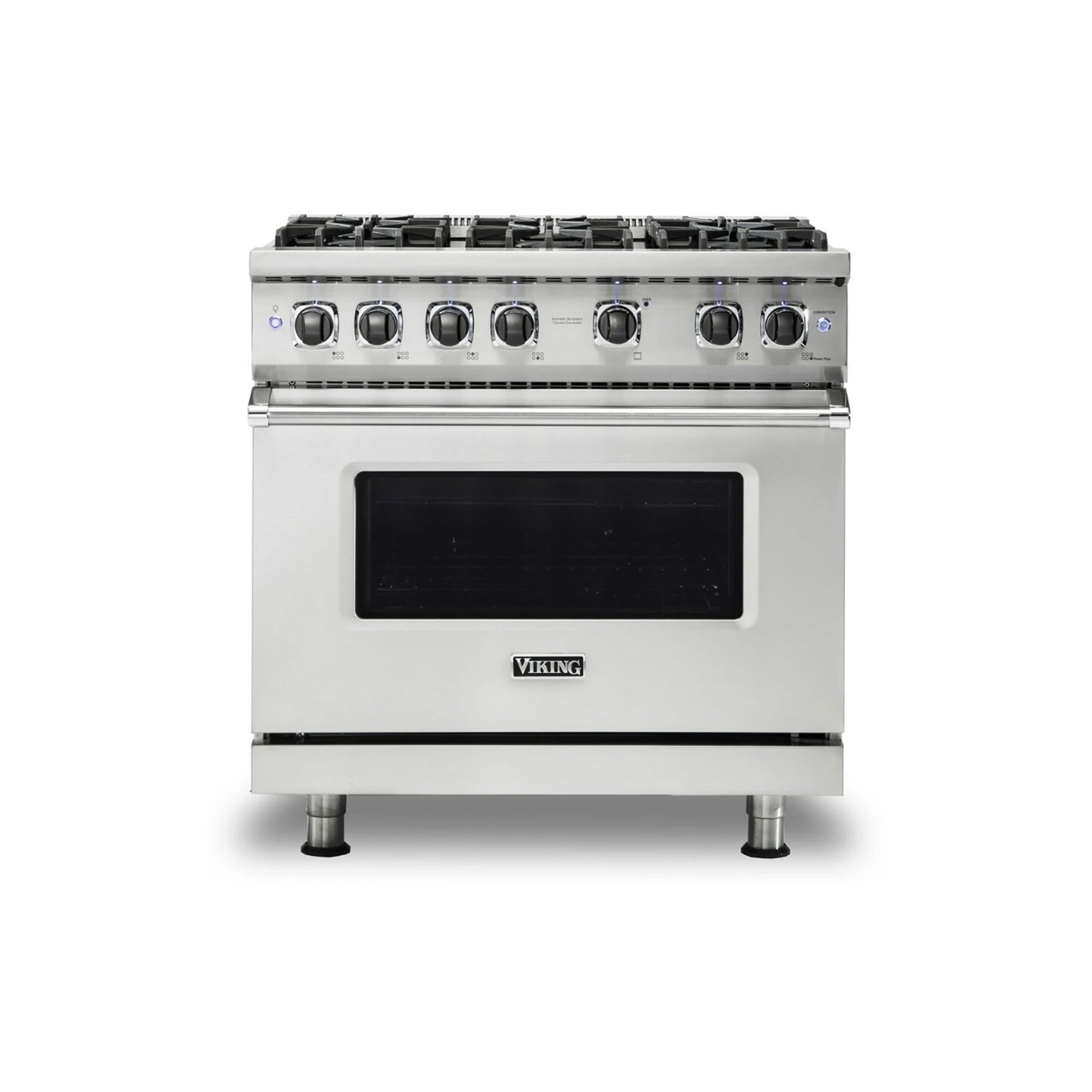 Viking VGR5366BSS 5 Series 36 inch freestanding professional gas range stainless steel