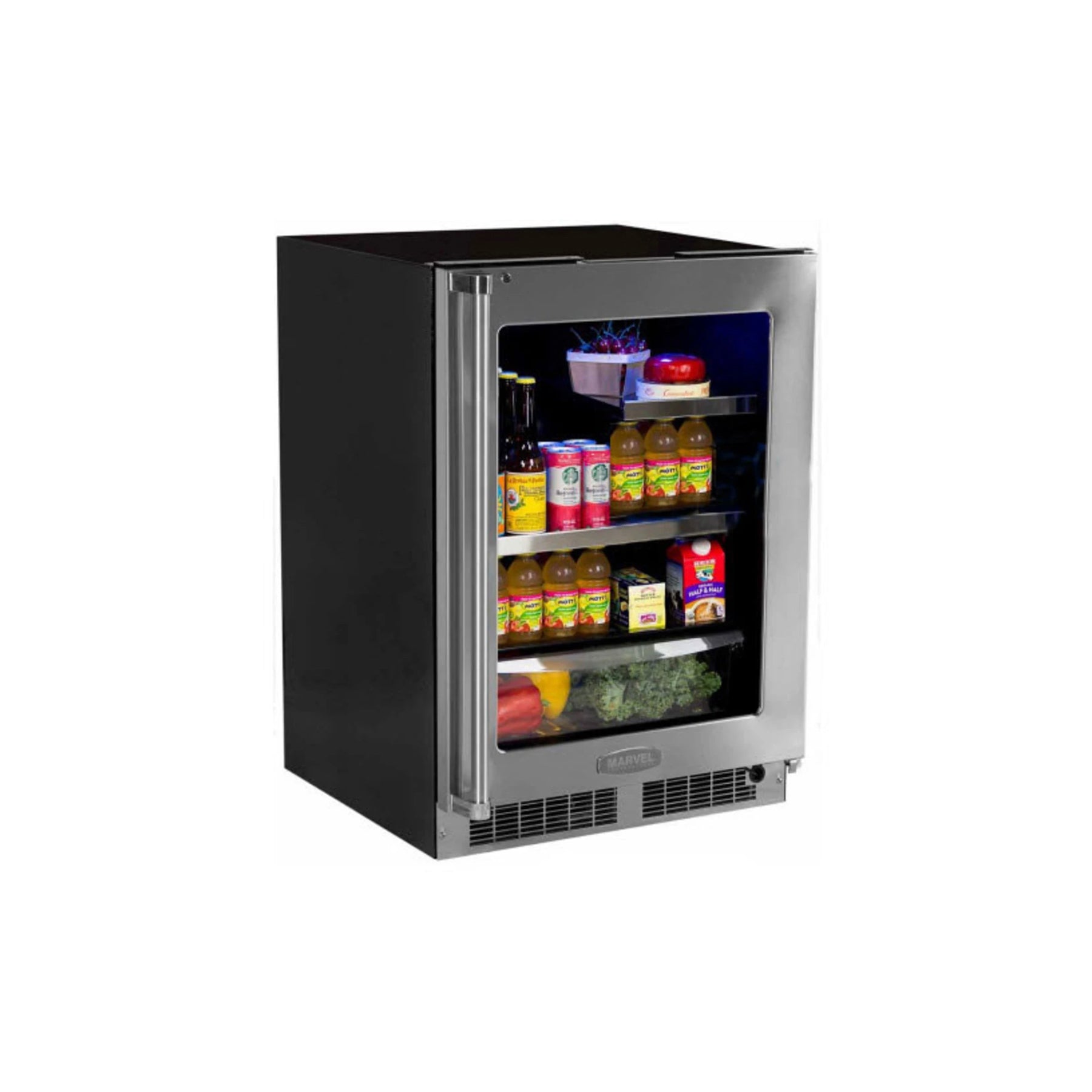 Marvel MP24BRG3RS 24" Stainless Steel Built-In Undercounter Refrigerator