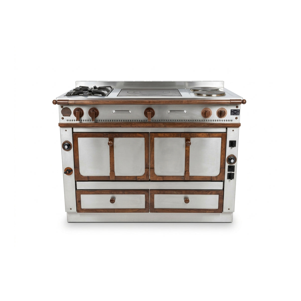 La Cornue Chateau 120 47" Dual Fuel Range with Copper Trim