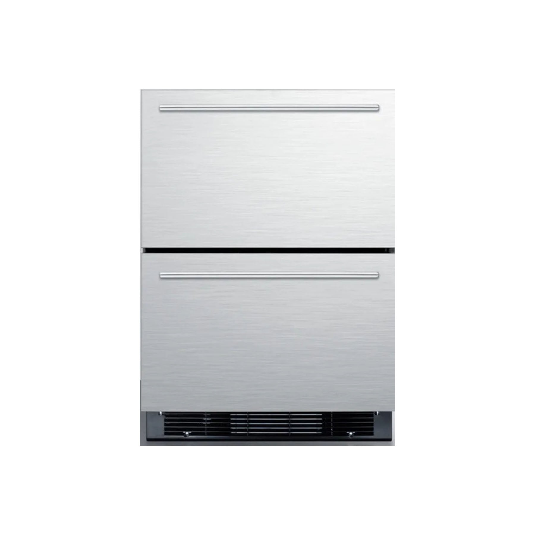 Summit SPRF2D5 24" Stainless Steel Undercounter Refrigerator/Freezer Drawers