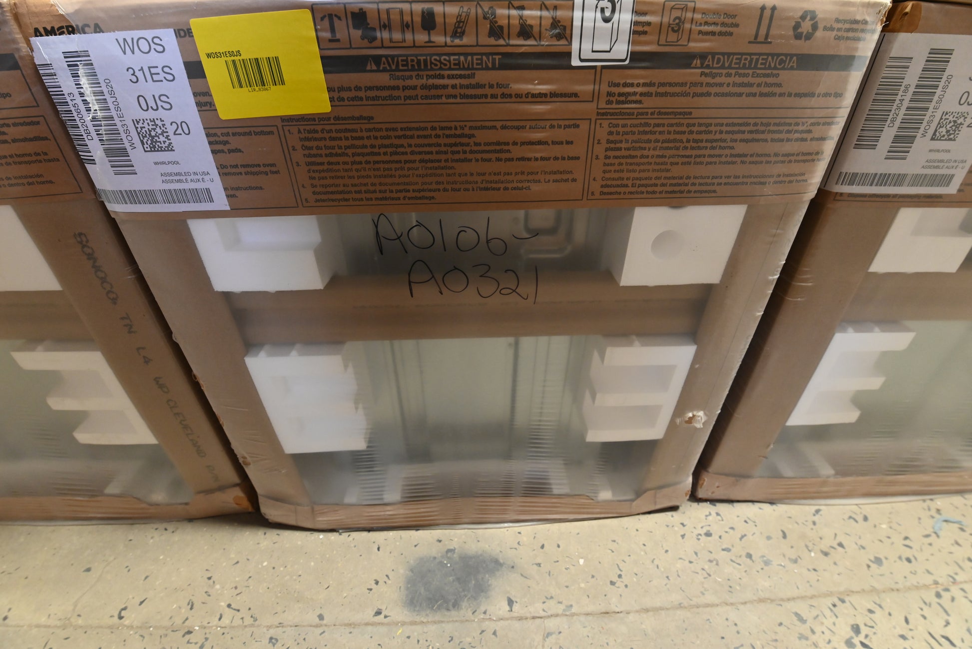 Whirlpool WOS31ES0JS 30" Stainless Steel Electric Single Wall Oven