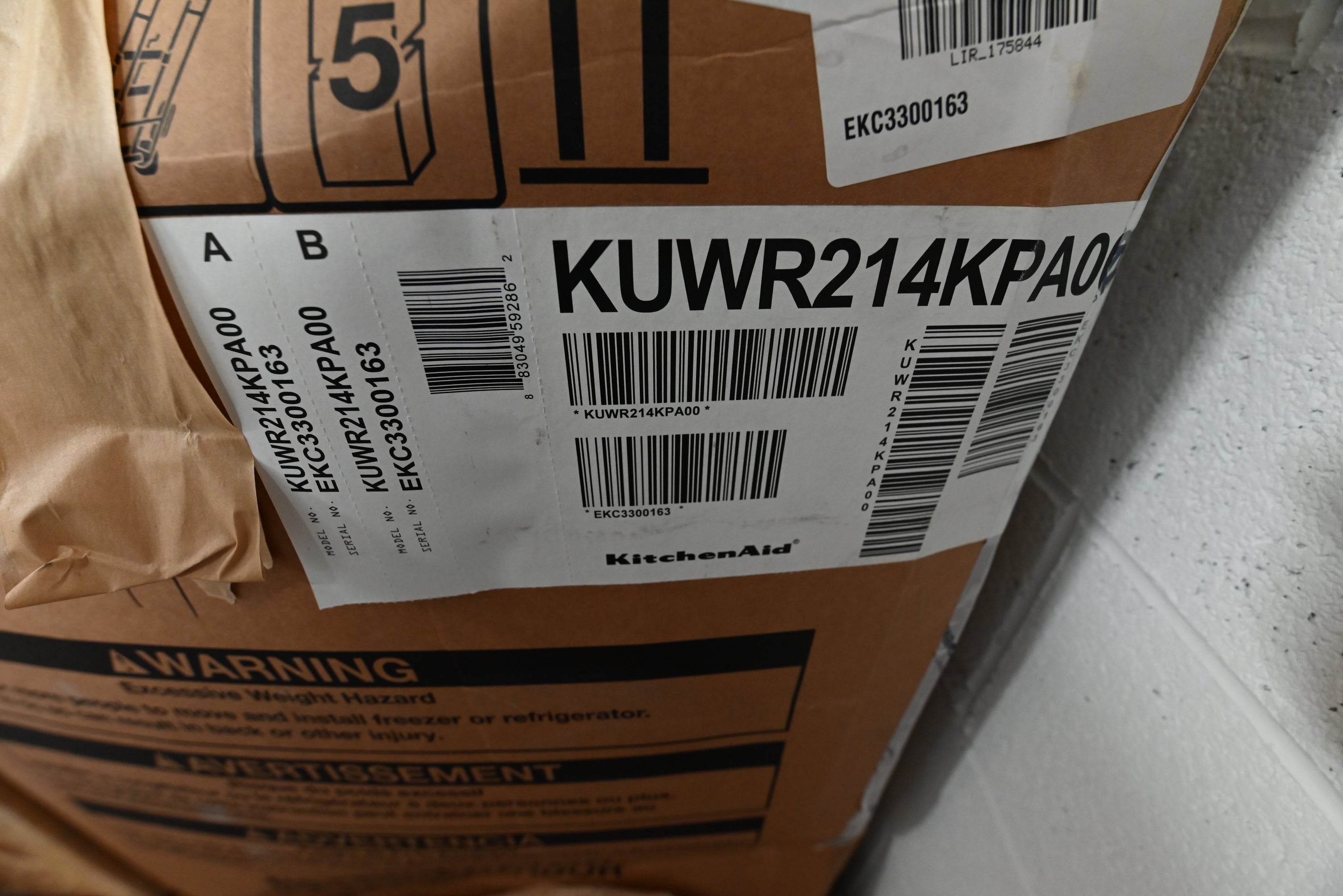 Kitchenaid KUWR214KPA 24" Panel Ready Dual Zone Beverage Center