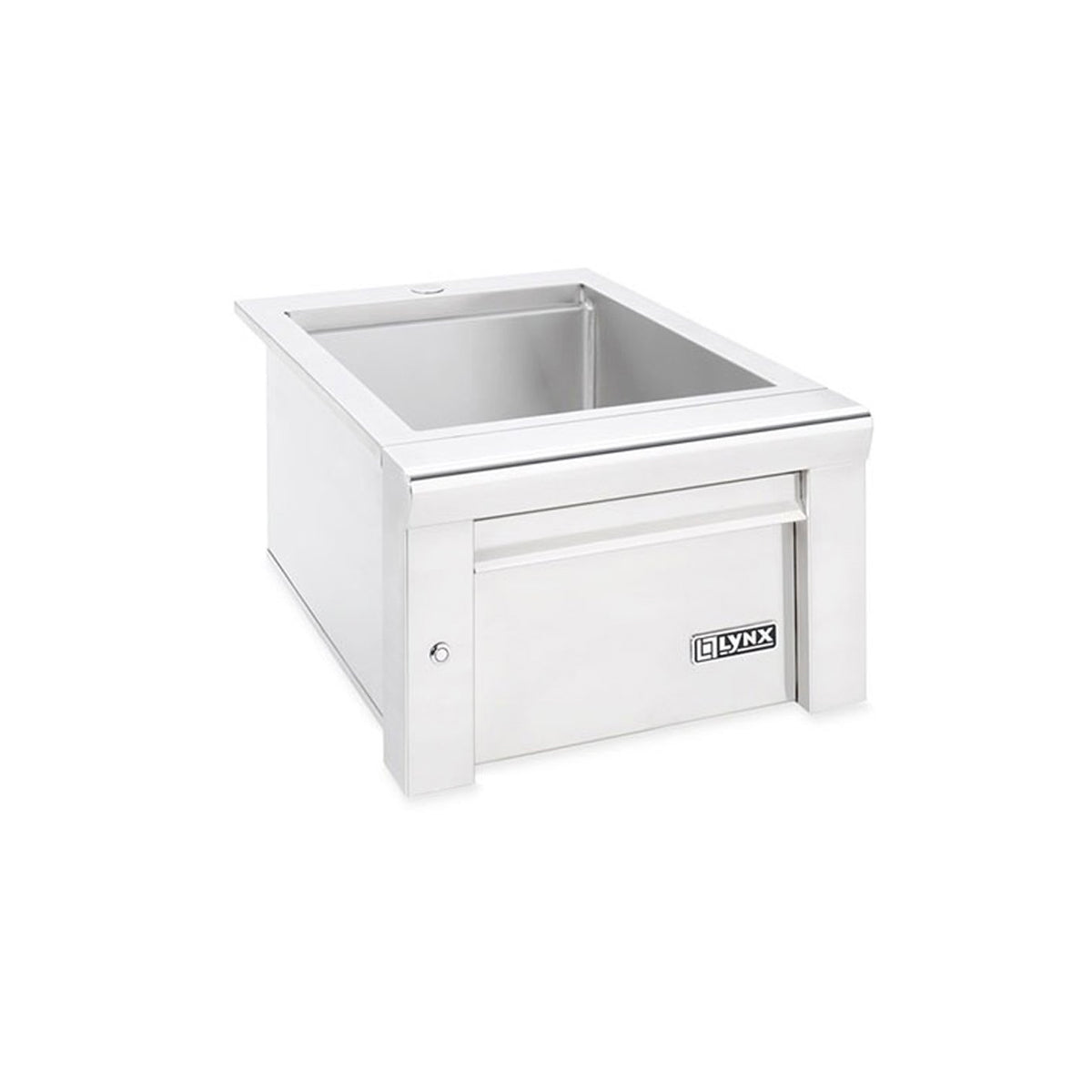 Lynx 18 inch insulated beverage sink for outdoor kitchens LSK18