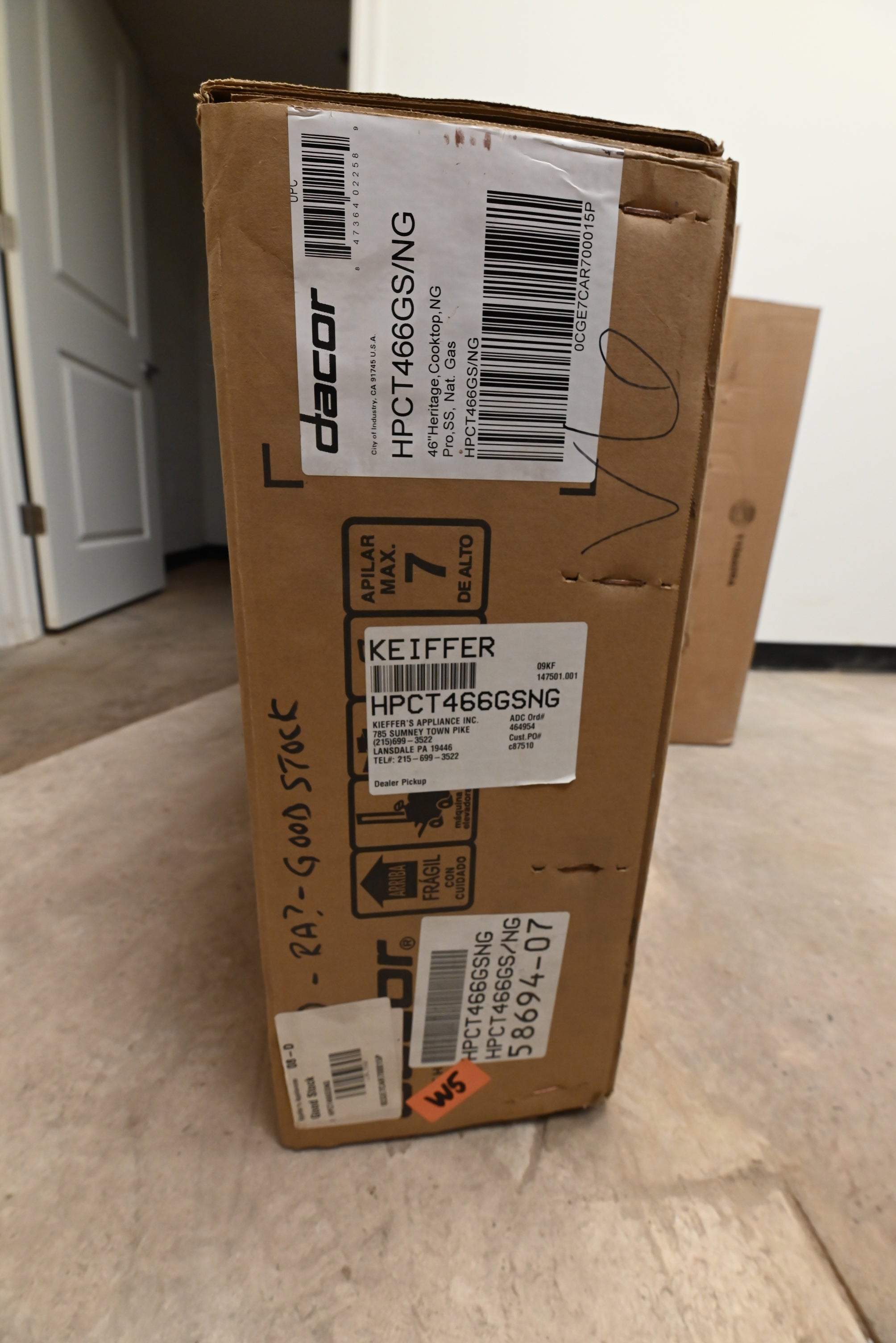 Dacor HPCT466GSNG 46" Stainless Steel Gas Cooktop