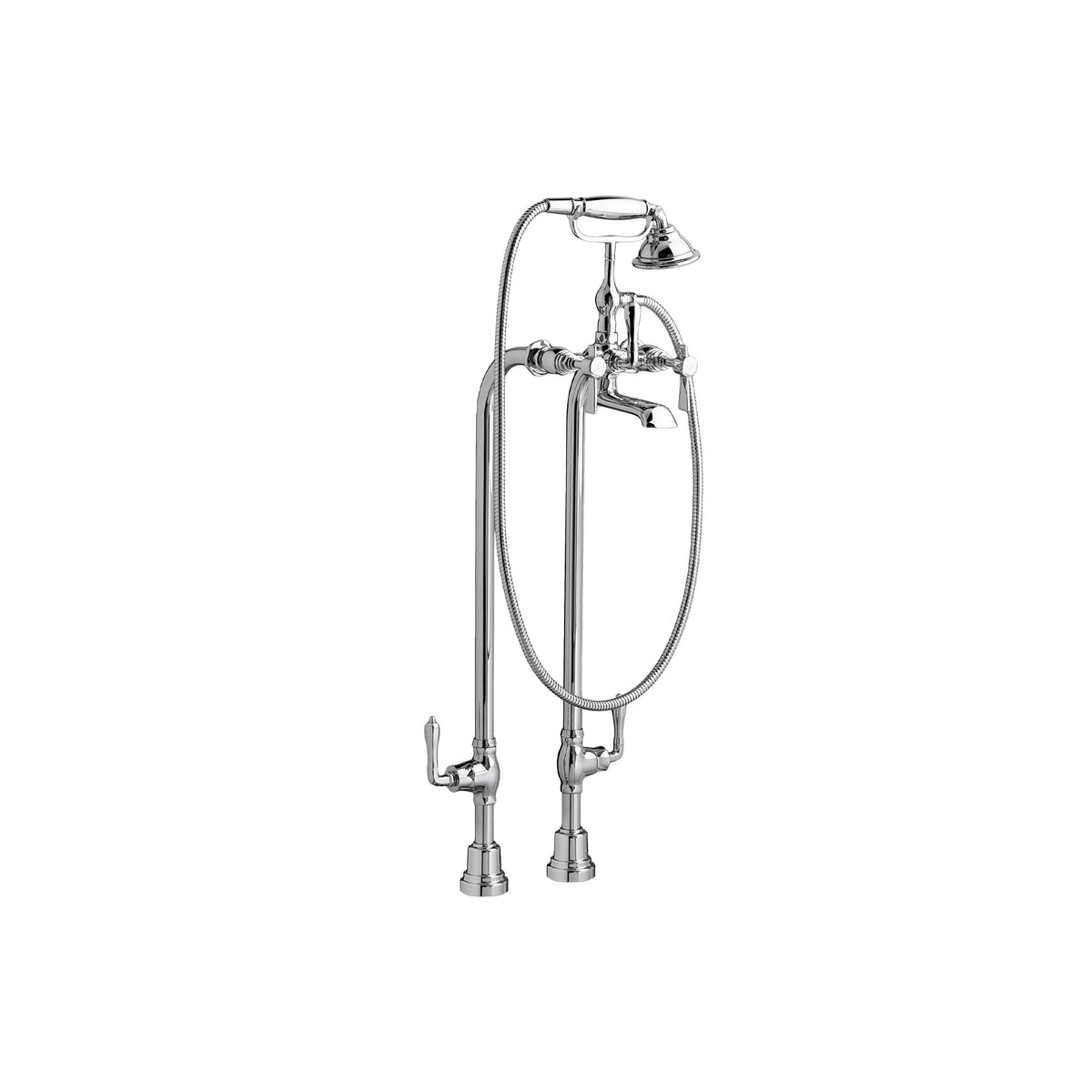 DXV Traditional D35107950.144 Brushed Nickel Floor Mount Bathtub Faucet