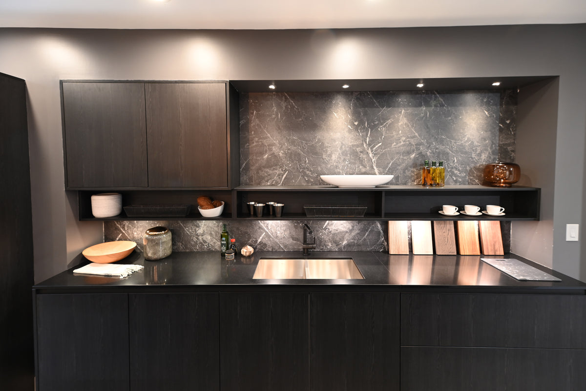 SieMatic Modern Black Kitchen with Island & Miele Appliances | photo 55