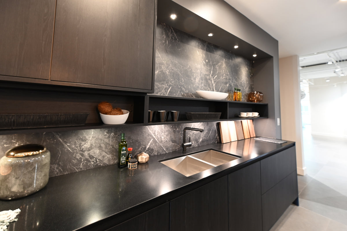 SieMatic Modern Black Kitchen with Island & Miele Appliances | photo 57