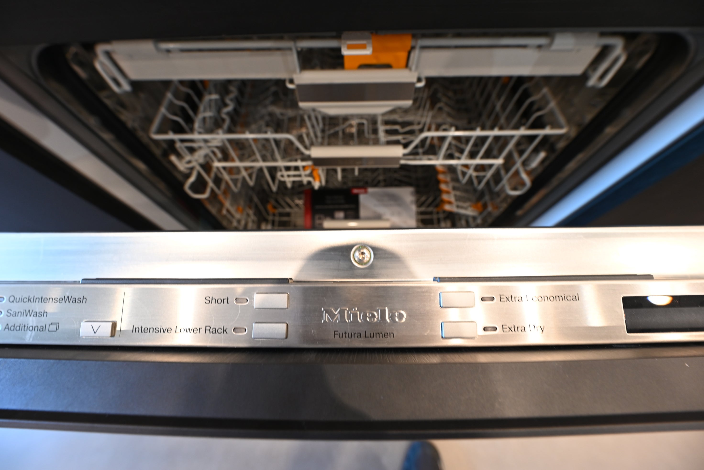 SieMatic Modern Black Kitchen with Island & Miele Appliances