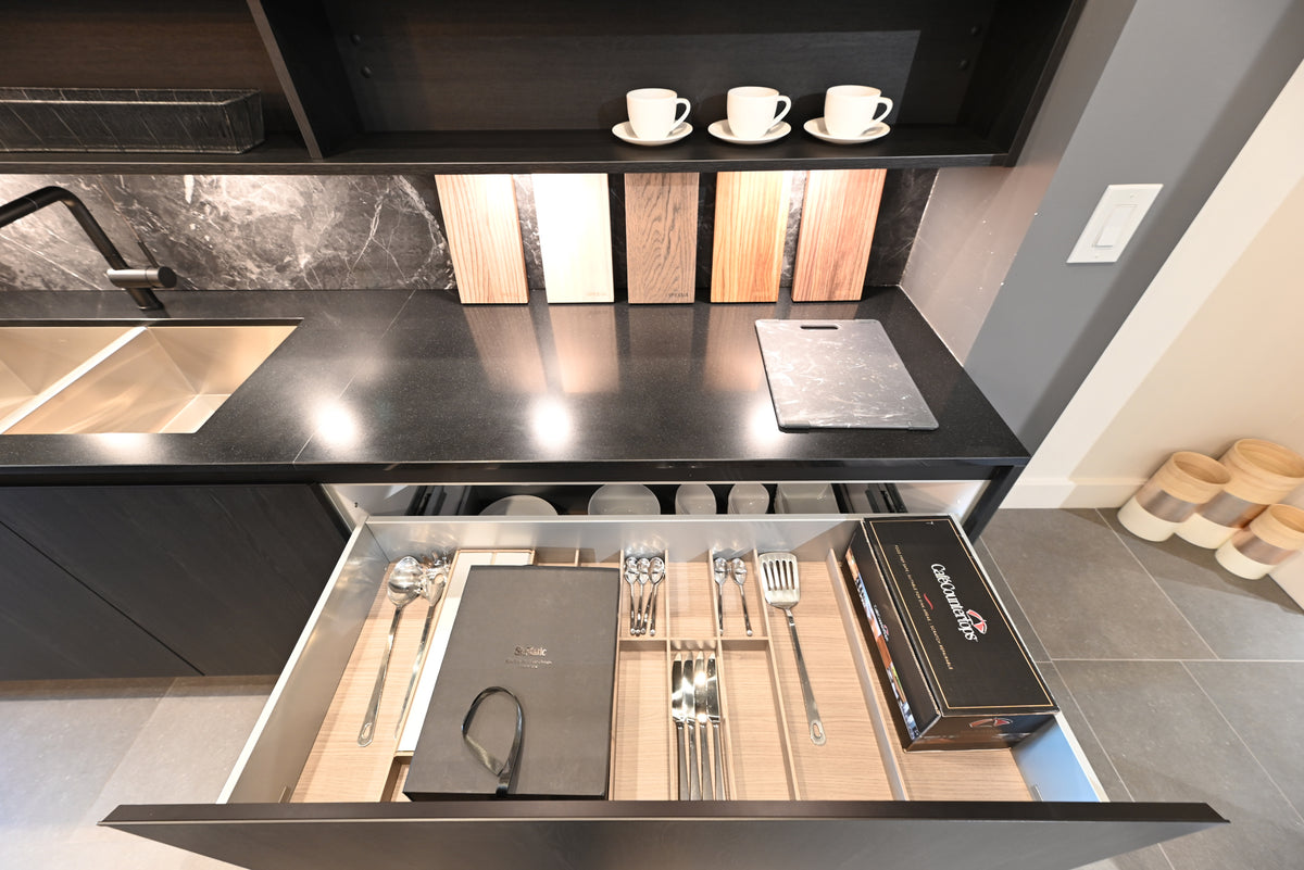 SieMatic Modern Black Kitchen with Island & Miele Appliances | photo 72
