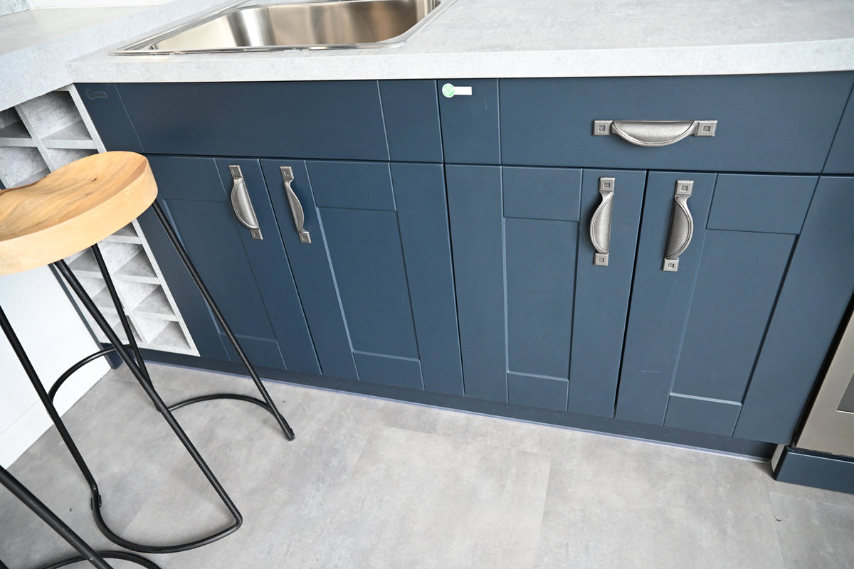 Wren Shaker Classic Navy Blue Matte Kitchen