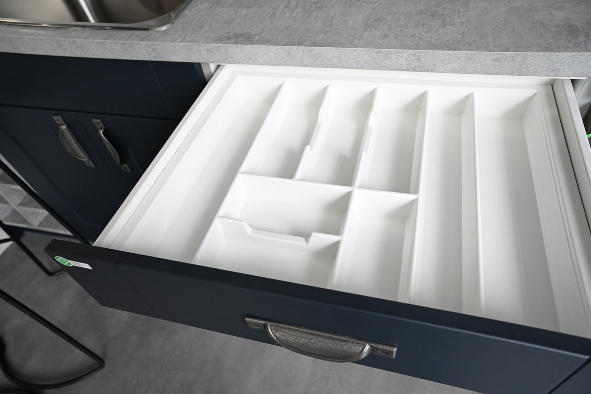 Wren Shaker Classic Navy Blue Matte Kitchen