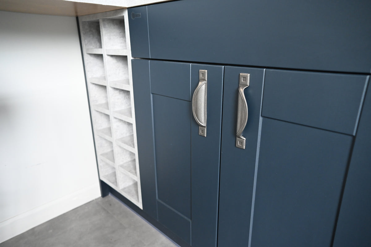 Wren Shaker Classic Navy Blue Matte Kitchen