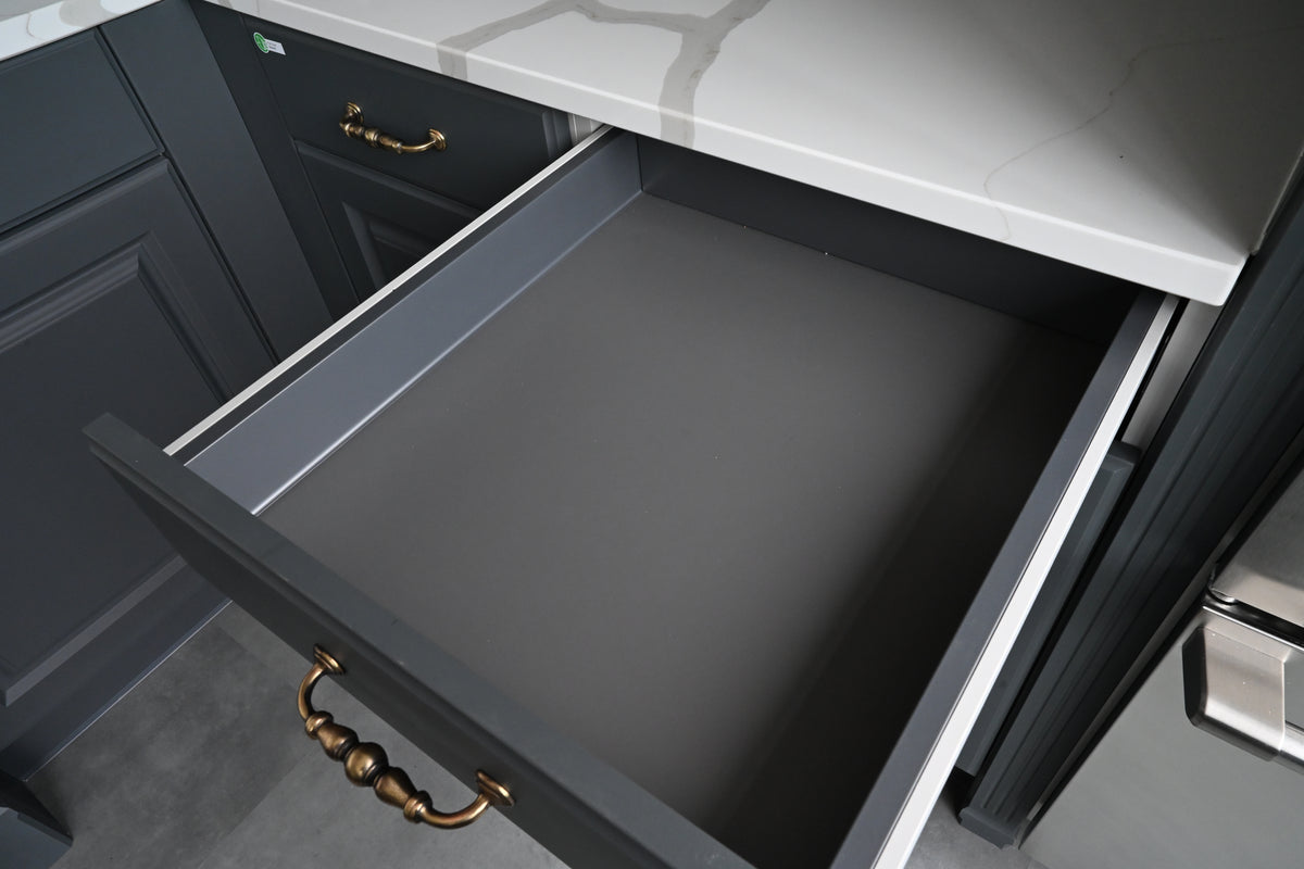 Wren Georgian Juratek Forest Green Matte Kitchen