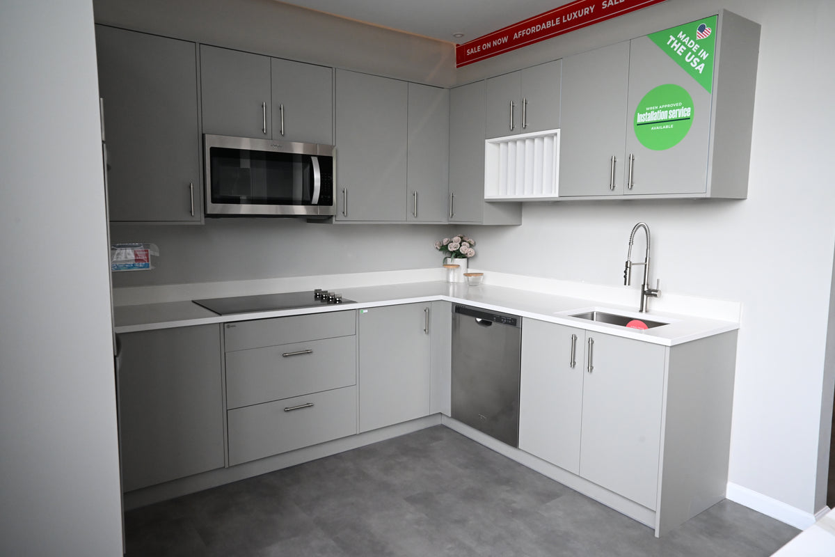 Wren Autograph Ash Grey Silk Kitchen