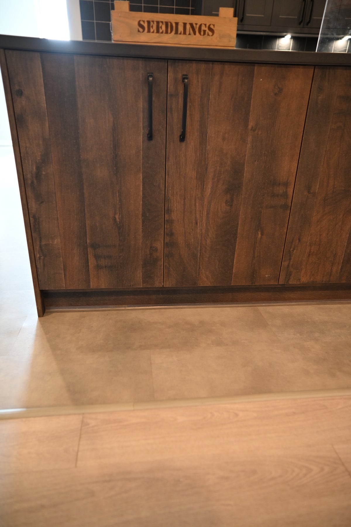 Wren Elements Swiss Oak Matte Modern Kitchen with JennAir Appliances