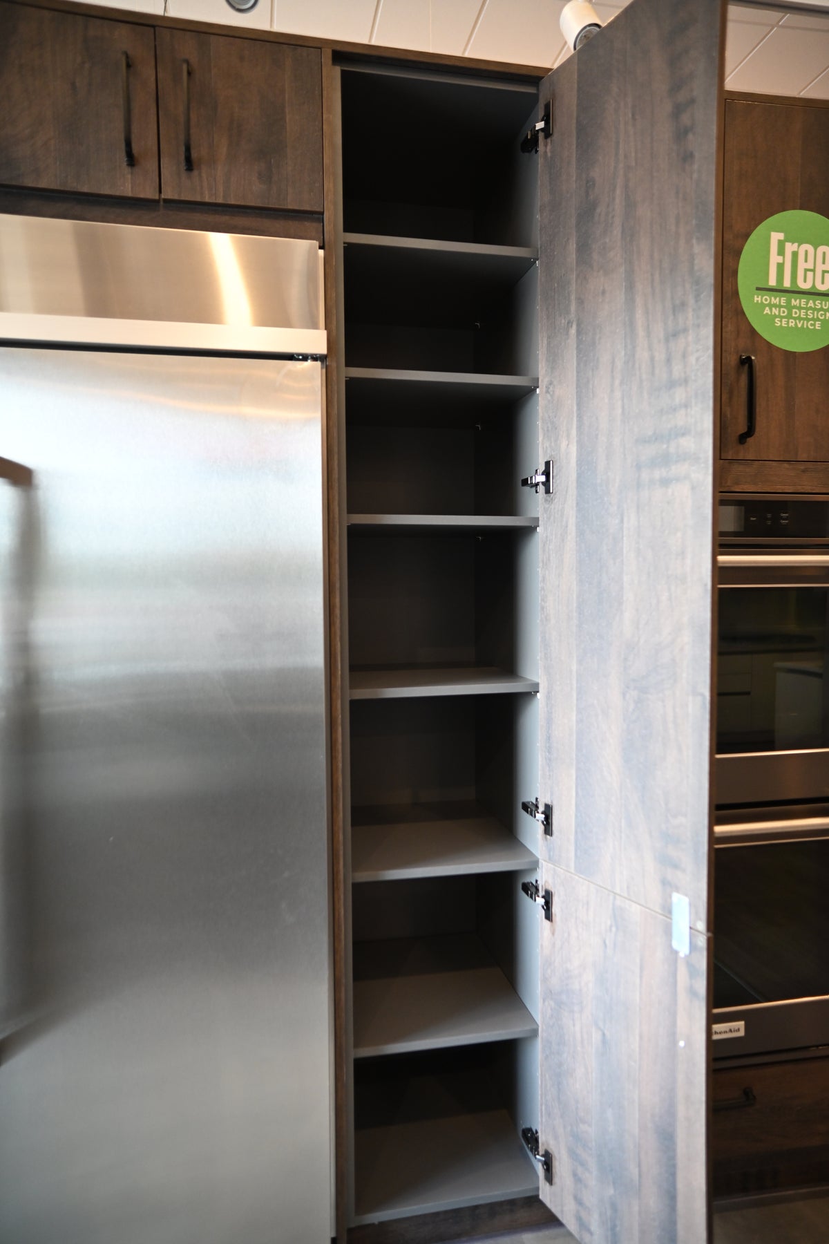Wren Elements Swiss Oak Matte Modern Kitchen with JennAir Appliances