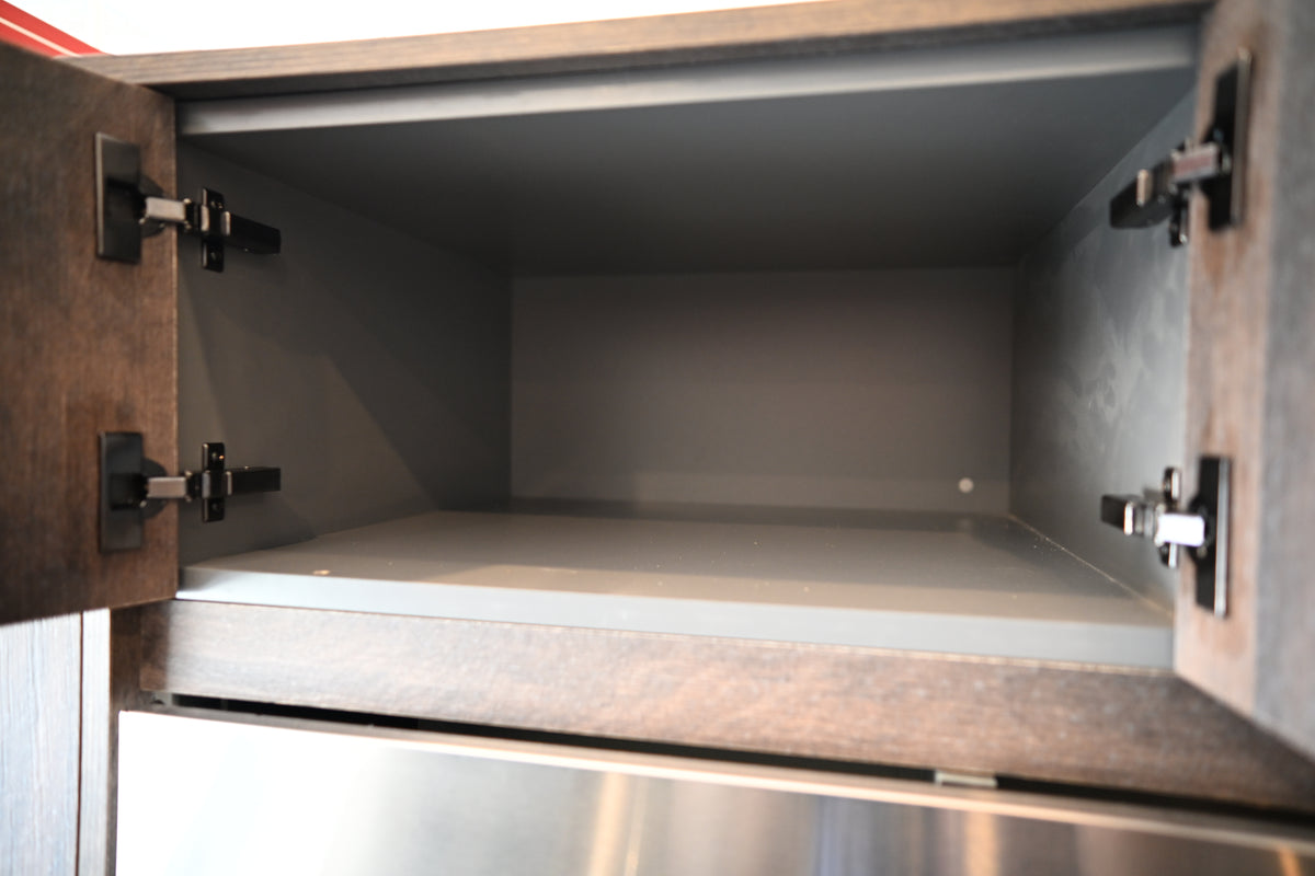 Wren Elements Swiss Oak Matte Modern Kitchen with JennAir Appliances